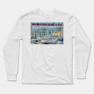 lines of steel Long Sleeve T-Shirt